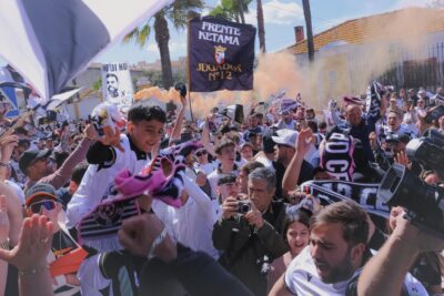 La afición caballa le ha hecho un gran recibimiento a su equipo en el Murube 