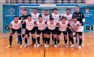 Formación de la UA Ceutí, antes del partido de este sábado contra el Betis Futsal