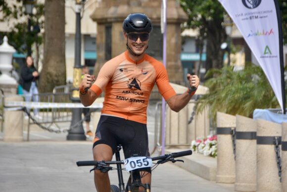 Alejandro Gainza, momentos antes de completar la etapa ceutí de la IV Intercontinental Race