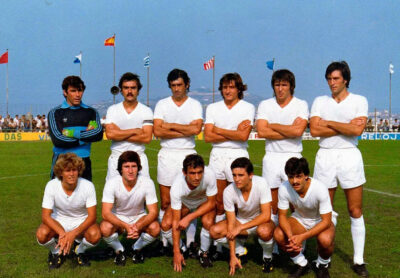 Un 'once' de la Agrupación de la temporada 79-80 en el Murube 