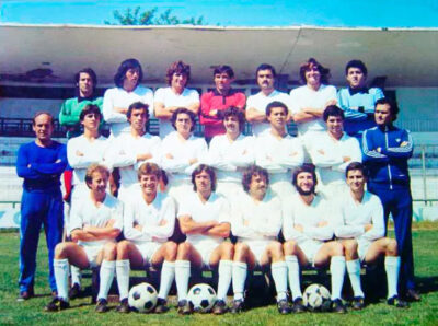 Plantilla de la AD Ceuta que logró el ascenso a Segunda División en la temporada 79-80