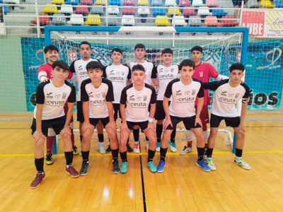 Formación del Deportivo Ceutí, este sábado antes de medirse al Córdoba