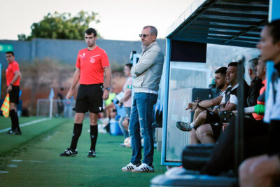 José Juan Romero, este sábado, durante el partido contra el Ibiza 