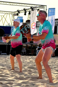 Caio Abrahao y Mariano Catarecha, durante la competición 