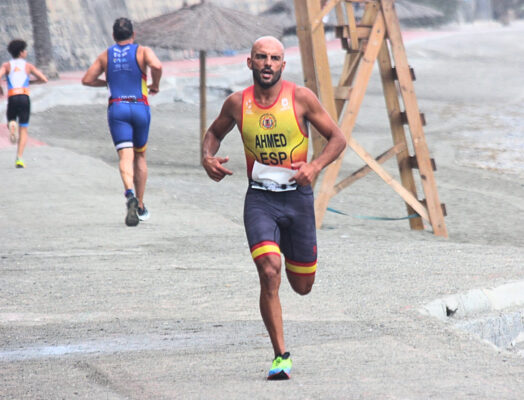 El campeón de la prueba, en el segmento de la carrera. / FOTO D. Vicente
