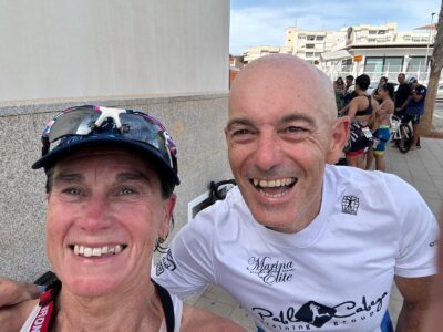 Susana Román y Jorge Ruiz, tras concluir su participación en Águilas 