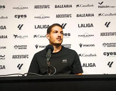 El gaditano, este viernes en sala de prensa. / FOTO D. Vicente