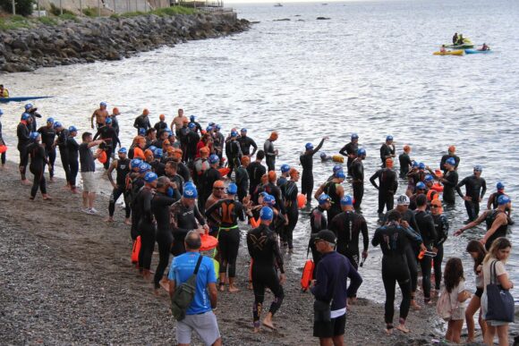 Los participantes en la última edición, antes de tomar la salida 
