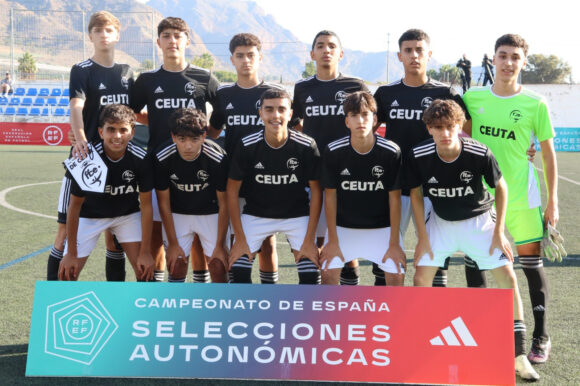 Once inicial de la selección de Ceuta Sub-16, este sábado antes de medirse a La Rioja