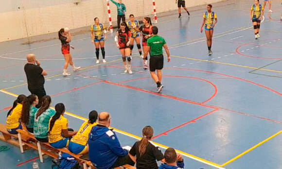 Un lance del partido disputado por el Estudiantes este sábado en Almería 