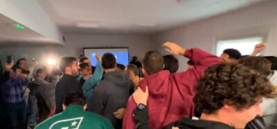 Los jugadores del Guadalajara celebran el emparejamiento con el FC Barcelona