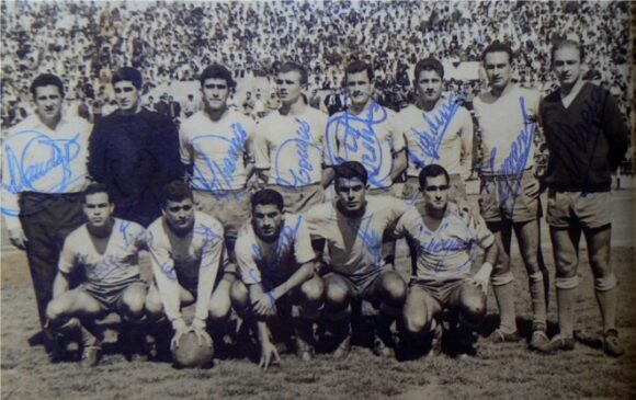 Un 'once' de la UD Las Plamas, que logró el ascenso a Primera al término de la temporada 1963-64