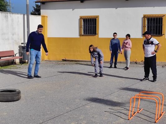 Un momento de la actividad celebrada este martes en el CEIP Juan Carlos I 