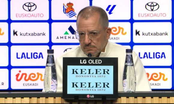 El entrenador sevillano, tras la victoria de este domingo.