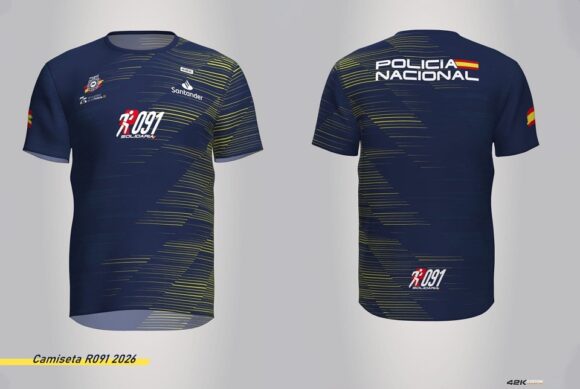 Las camisetas que serán entregadas a los participantes 